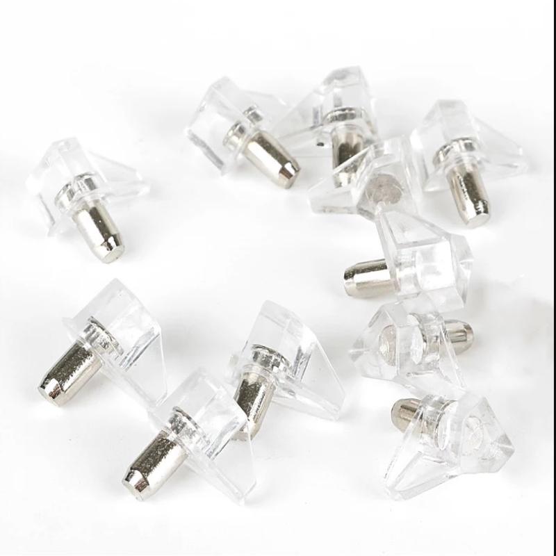 50/100Pcs Clapboard Layer Support Pins/Plastic Cabinet Shelf Support Peg/Fixing Partition Pin Holder/Shelves Support Pegs Pins