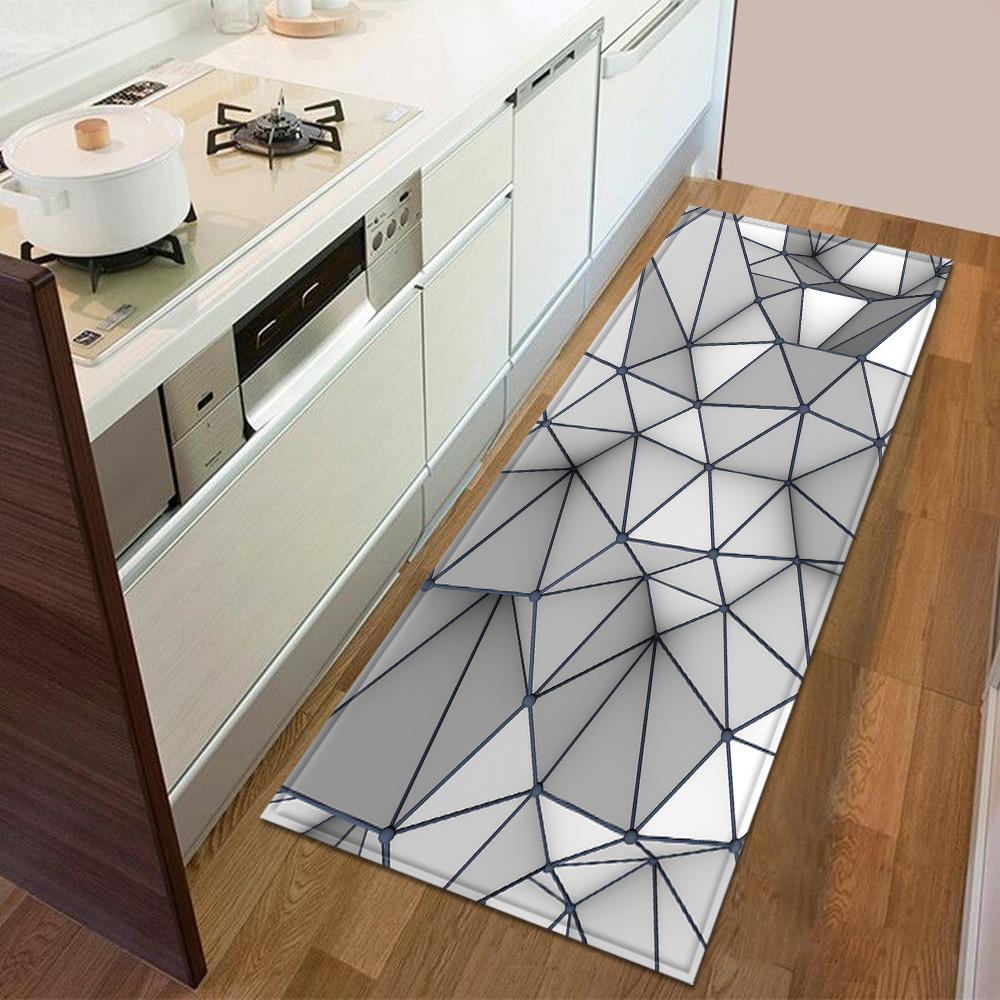 Eingangstürmatte, Küche, Schlafzimmer, Teppich, rutschfester Boden, Flurteppich, modernes Druckmuster, Bodenmatte