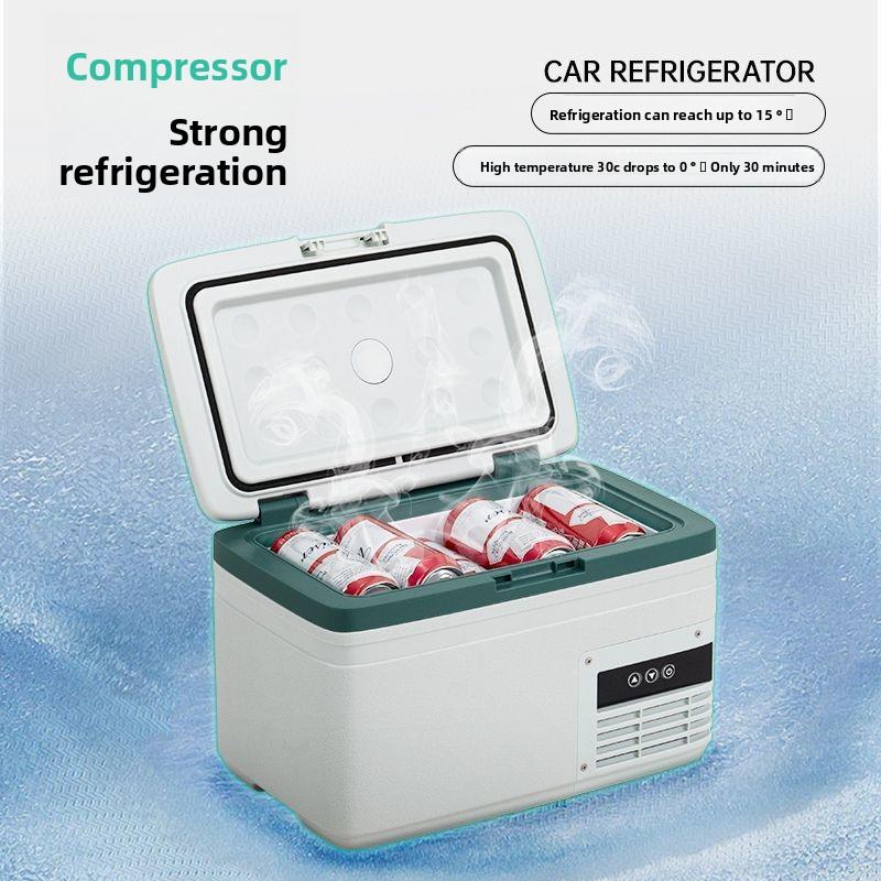 Car And Home Dual-purpose Freezer Compressor Refrigeration For 25 Years, New Camping Self-driving Small Refrigerator