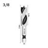 Drill Bit Quick Change Silver 6.35mm For Woodworking