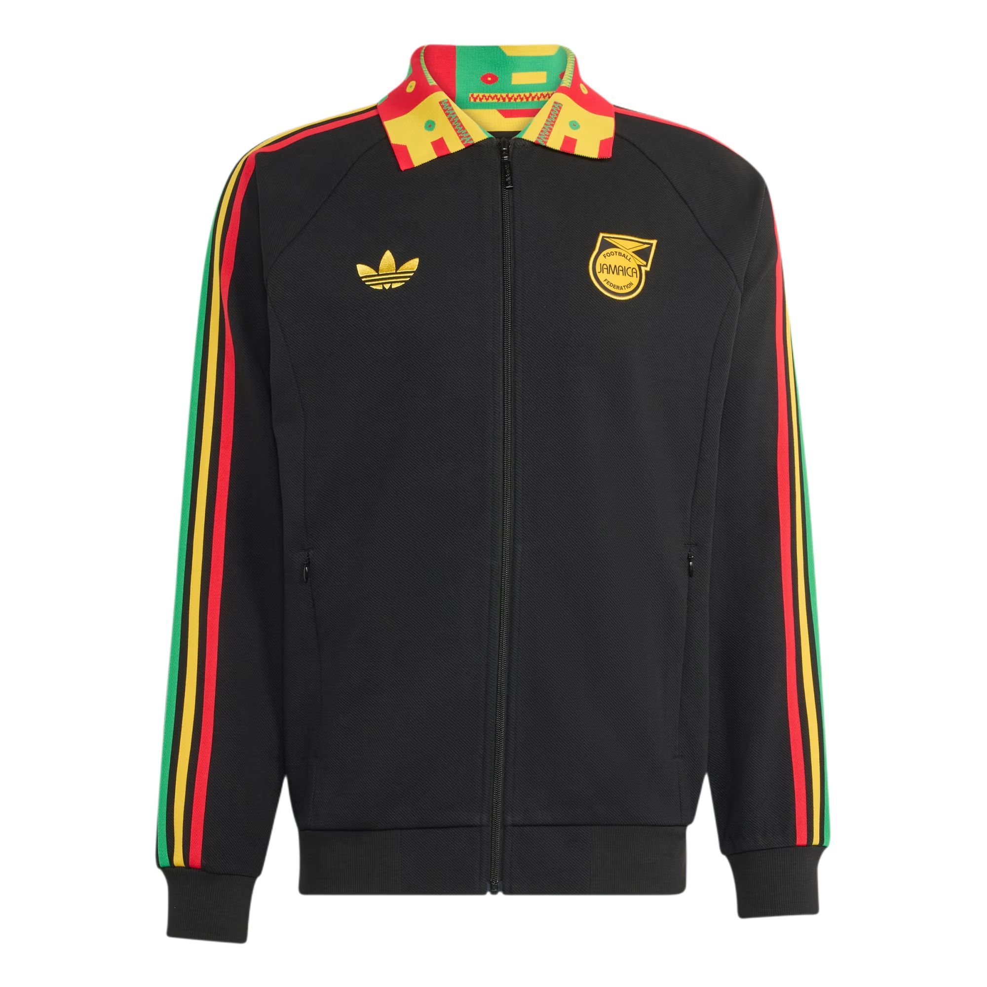 Adidas Originals x Bob Marley Away Anthem stripe logo-patch sweatshirt JY5207 M