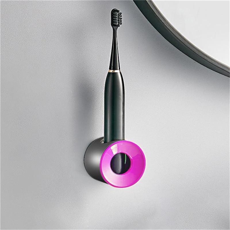 

Toothbrush Holder Bathroom Electric Toothbrush Holder Wall Mounted Non-punching Durable Simple Storage Organizer Holder