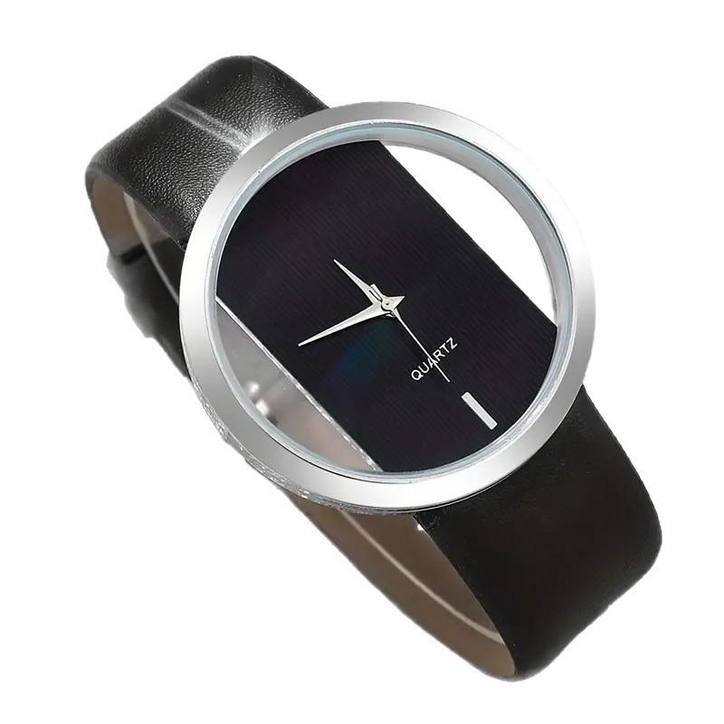 Orologio da uomo orologio da coppia trasparente vuoto orologio e-commerce cinturino per orologio orologio al quarzo