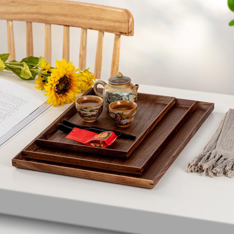 OLOEY Solid Wood Serving Tray