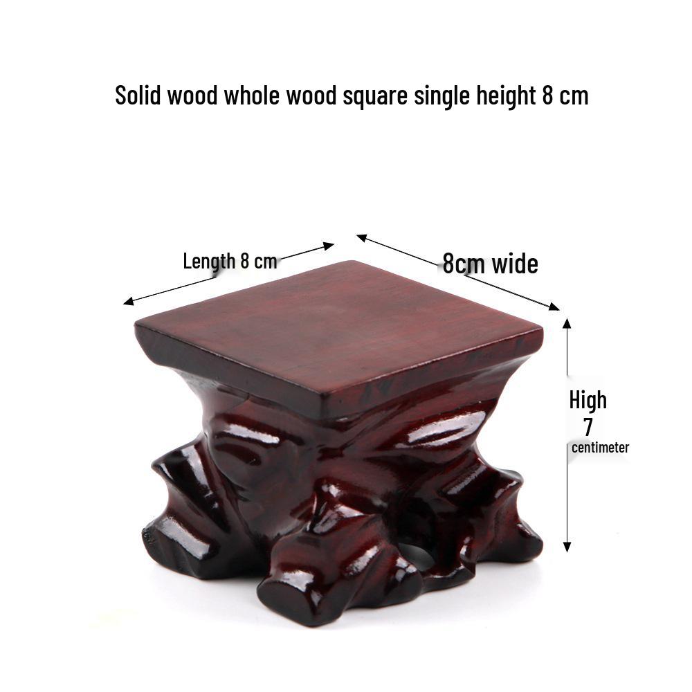 Solid Wood Tea Ceremony Stand for Teapot, Kettle, Vase, Bonsai, Buddha Ornament.