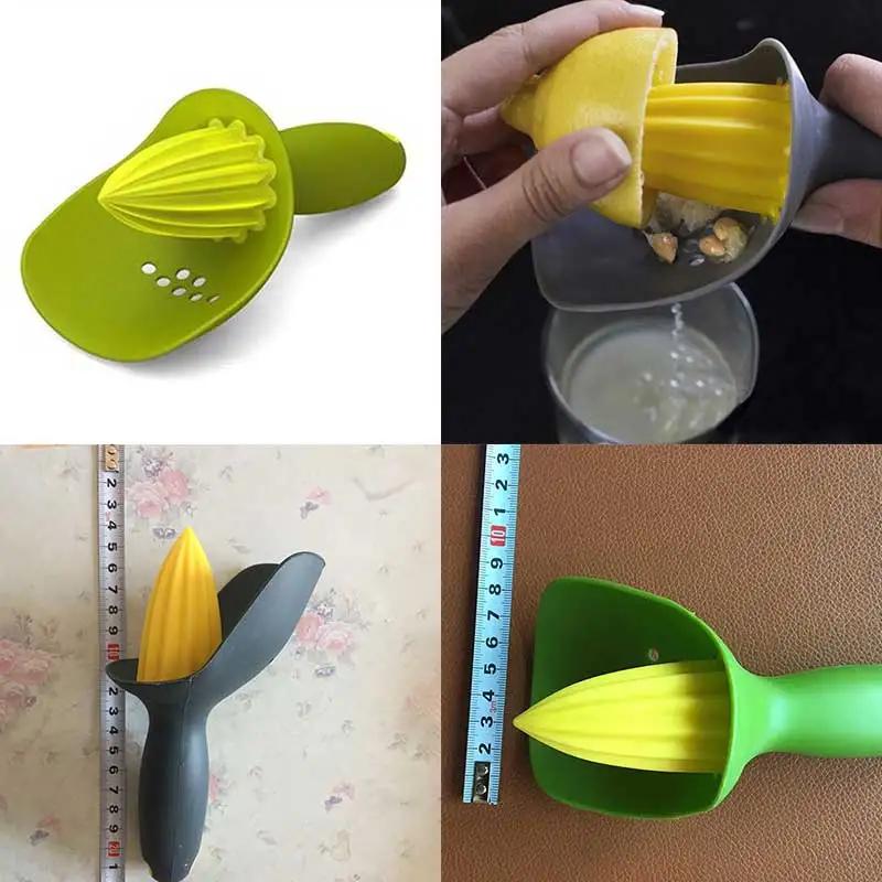 Fruit Supplies Kitchen Accessories Cooking Tool Orange Juice Maker Portable Manual Juicer 1Pcs Orange Lemon Squeezers Plastic