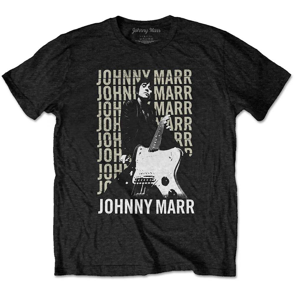 Johnny Marr - Guitar Photo - Black T-shirt XS