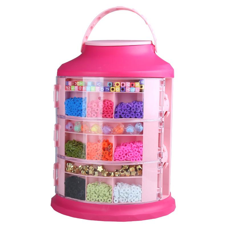 DIY Mädchen Perlen Schmuckschatulle: Prinzessin Armband & Halskette Puppenspielzeug Geschenk