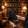 3D Printed Devil Bat Phone Storage Rack Dark Fantasy Gothic Throne Ornament  Desk Use