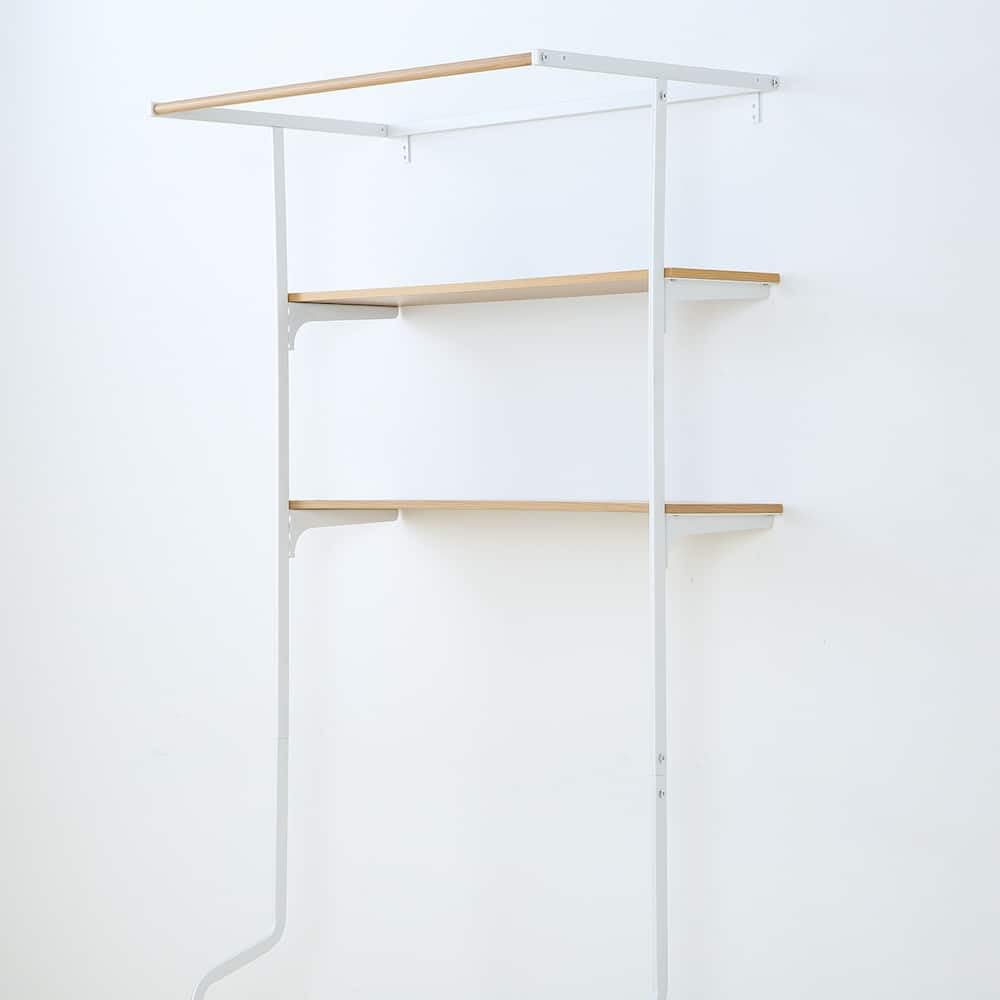 Nitori Leaning Washing Machine Rack HW06 White 2112200004257 (NITORI)