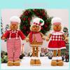 Muñeco Creativo de Hombre de Jengibre Navideño con Gorro de Chef y Características Expansibles para Decoración Festiva