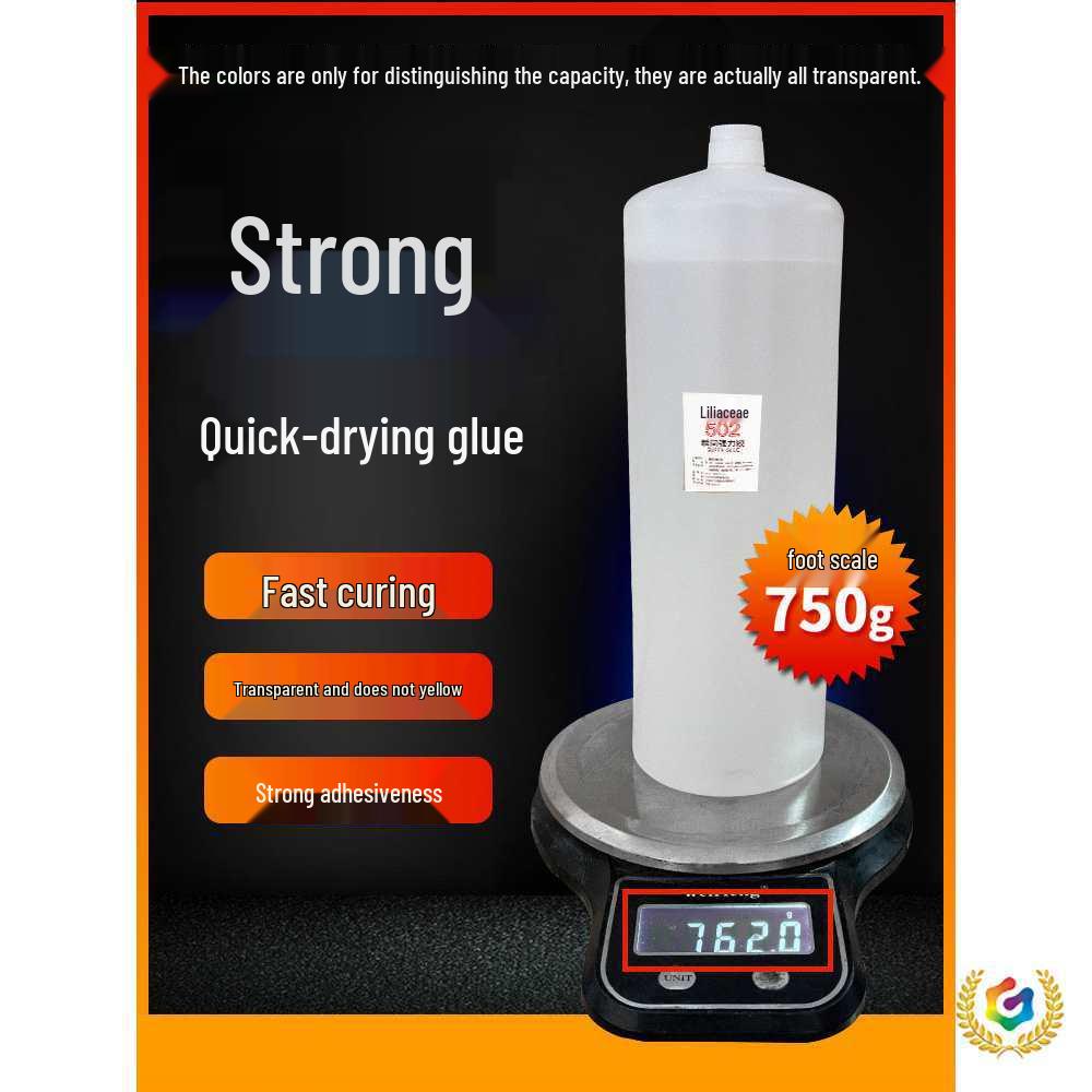 Quick-Drying 502 Repair Glue - Large Bottle, 3-Second Instant Bond