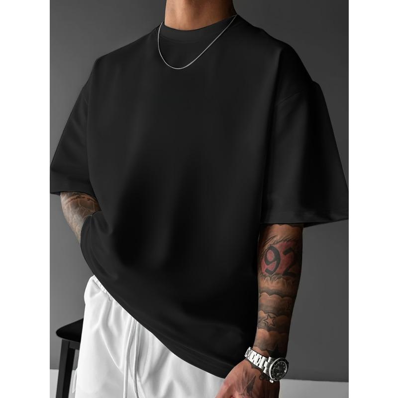 Men's Japanese Streetwear Graphic T-Shirt - Loose Fit Round Neck Summer Tee, Lightweight Breathable Fabric for Car Enthusiasts & Casual Outfits