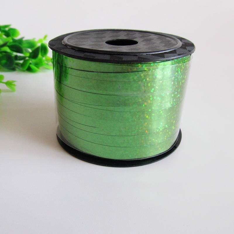 5MM*90M DIY Laser Balloon Ribbon Wedding Bowknot Coloured Ribbons Party Decoration
