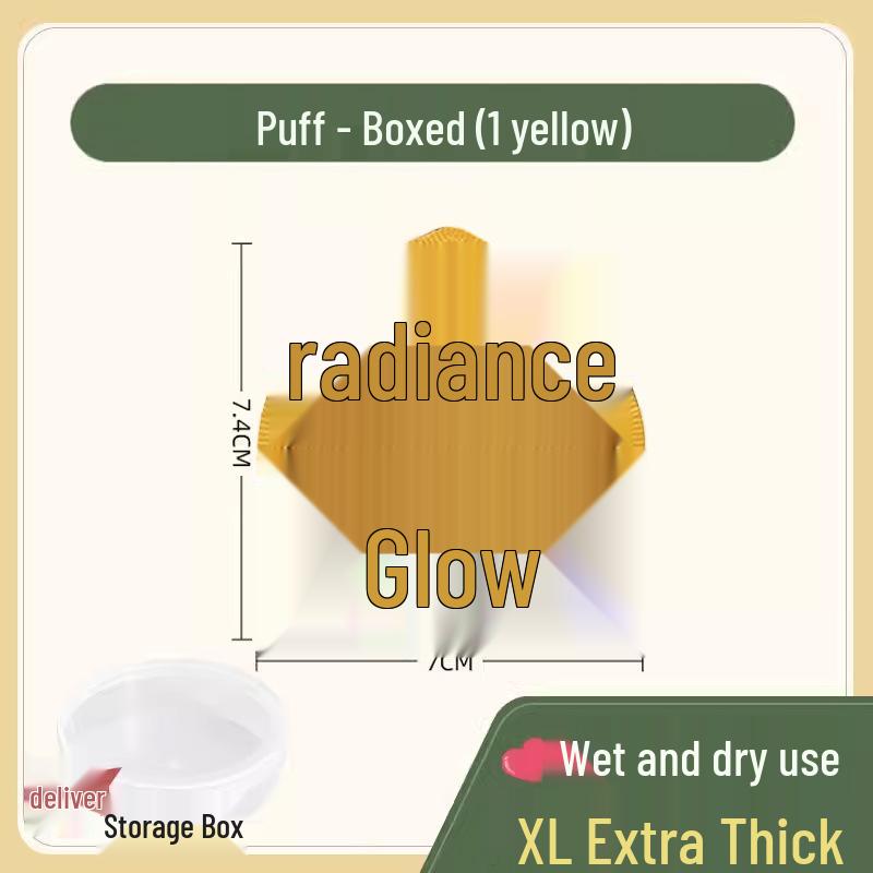 Dual-Use Beauty Puff: Cushion, Powder, Concealer, Wet/Dry Puff for Makeup Artists