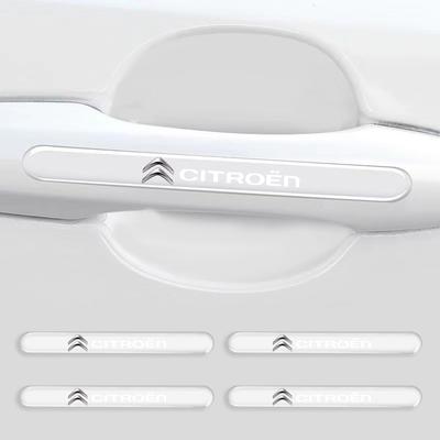 4Pcs Car Door Transparent Strip Rearview Mirror Anti-Collision Protection Strip For C1 C2 C3 C4 C5 C6 C8 C4L DS3 DS4 DS5