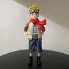 Figura de PVC Uzumaki Naruto Com Cabeça Dupla Intercambiável Para Colecionadores e Fãs de Anime