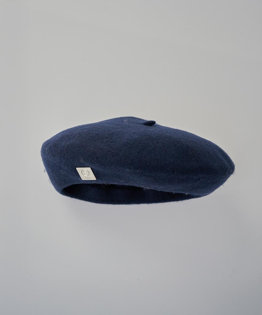 Aheule Rue Wool Beret_Navy