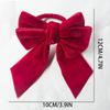 Decorative Napkin Ring Reusable Napkin Rings Velvet Bow Napkin Rings Set Reusable Bowknot Holders Holiday Table for Wedding