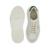 Salvatore Ferragamo Ferragamo Gancini Patch Calfskin Sneakers White