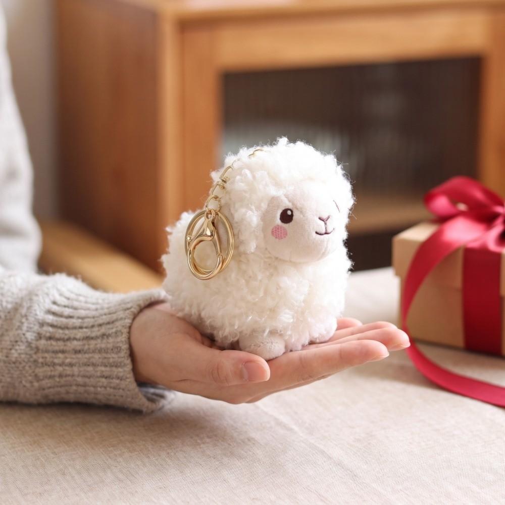 Lamb Sheep Plush Pendant Cartoon Soft Lamb Doll Ornament  Year of the Sheep