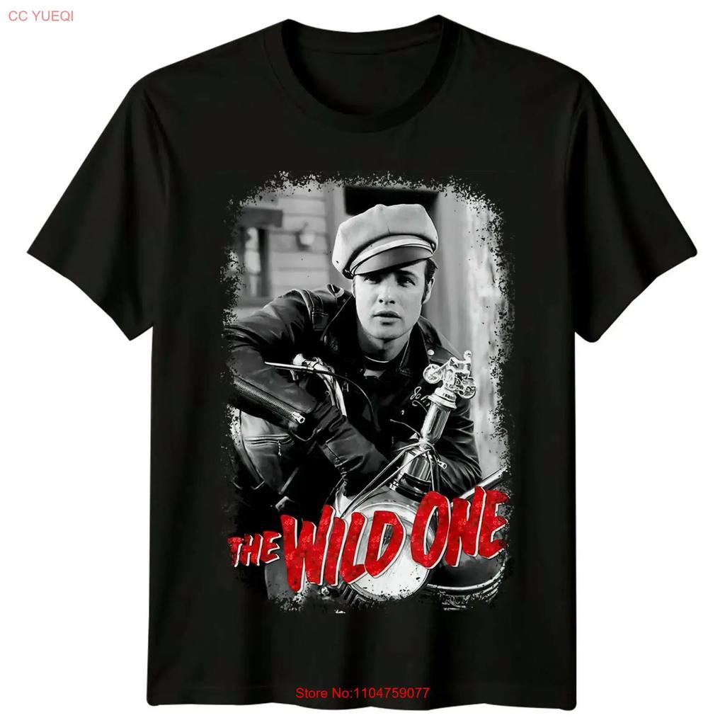 The Wild One 1953 Movie Poster Inspired T Shirt Retro vintage Washed Top For Everyday Wear graphic streetwear Comfortable