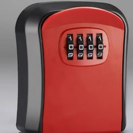 Punch-Free Cat's Eye Door Lock & Password Key Box for Temporary Storage