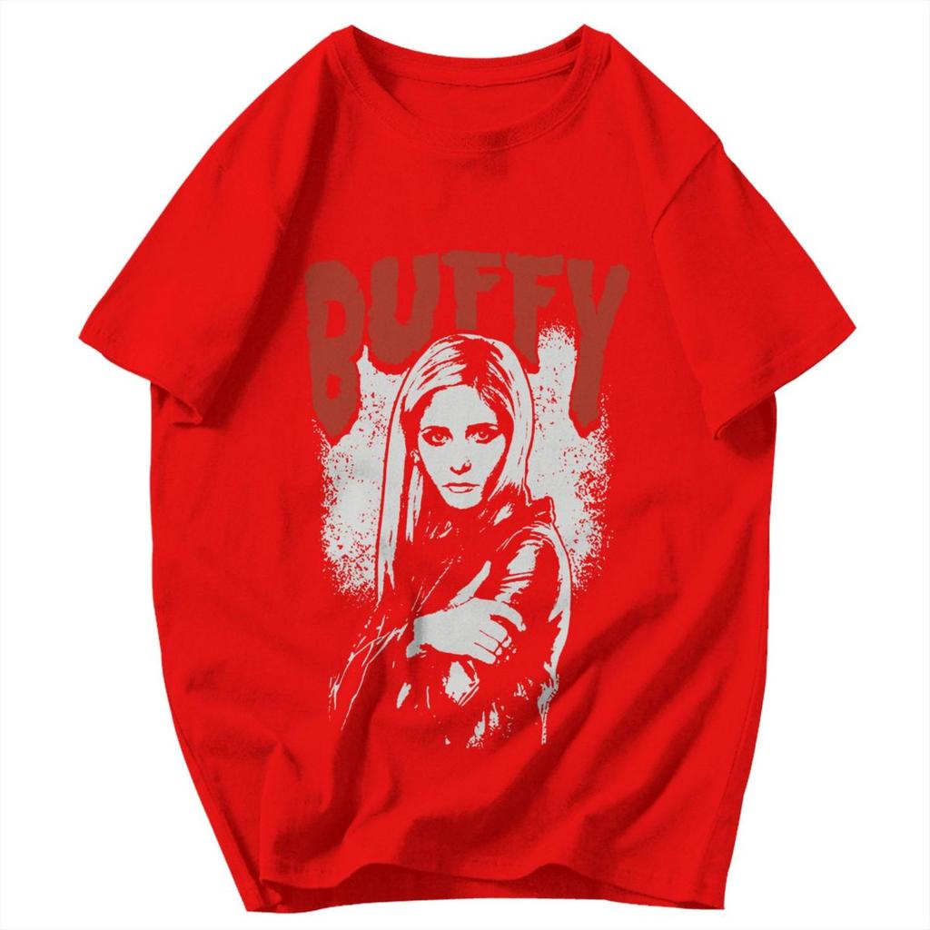 Men T Shirt TV Buffy The Vampire Slayer Gifts Y2K Graphic Anime Unisex Tops T Shirts