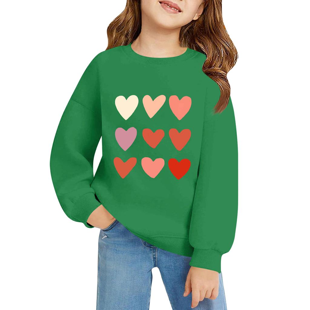 Kinder Langarm Lockerer Pullover Buchstabenaufdruck Rundhals Sweatshirt