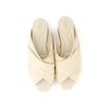 DakS Women S Open Toe Slip Mule Sandal Dld206 Ivory