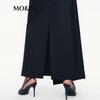 MO&Co. Women's 100% Wool A-Line Long Skirt