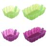 2/4Pcs Lunch Dividers Dish Cups Salad Dressing Containers Reusable Resin Kids Bento Box Dividers