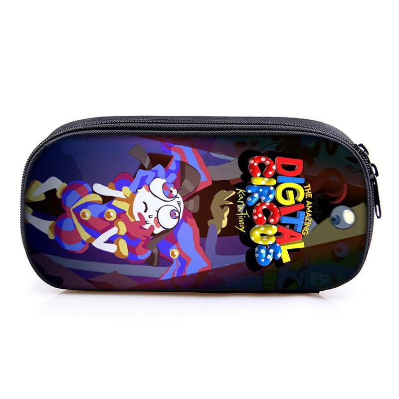 Circus The Amazing Digital Circus Compartment Pencil Case Student Children'S Stationery Case Pencil Case