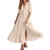 Women's Fashionable Solid Color Elegant Temperament Hanging Neck Waistband Dress