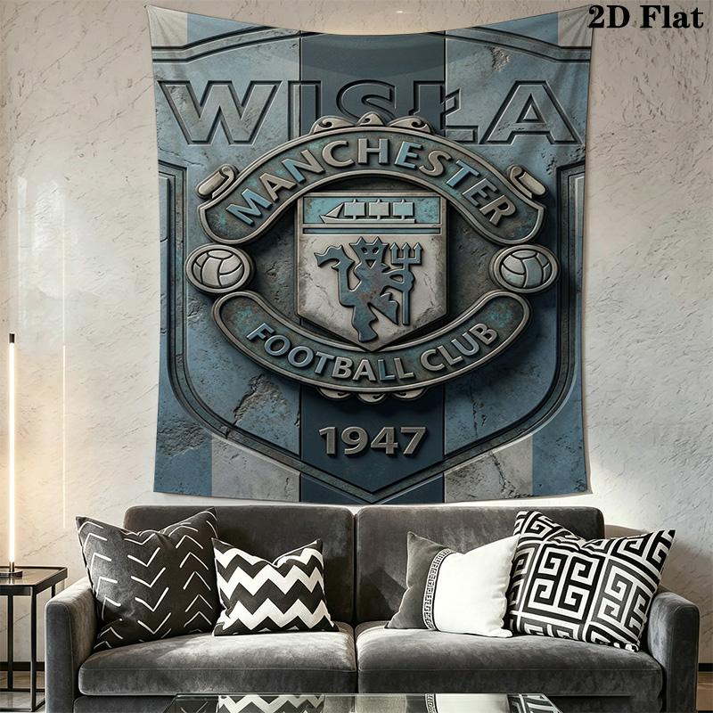 Manchester Football Club Crest Bedding 1 Duvet Cover 2 Pillowcase Without Core Soft And Comfortable Christmas Birthday Gift Bedding Set