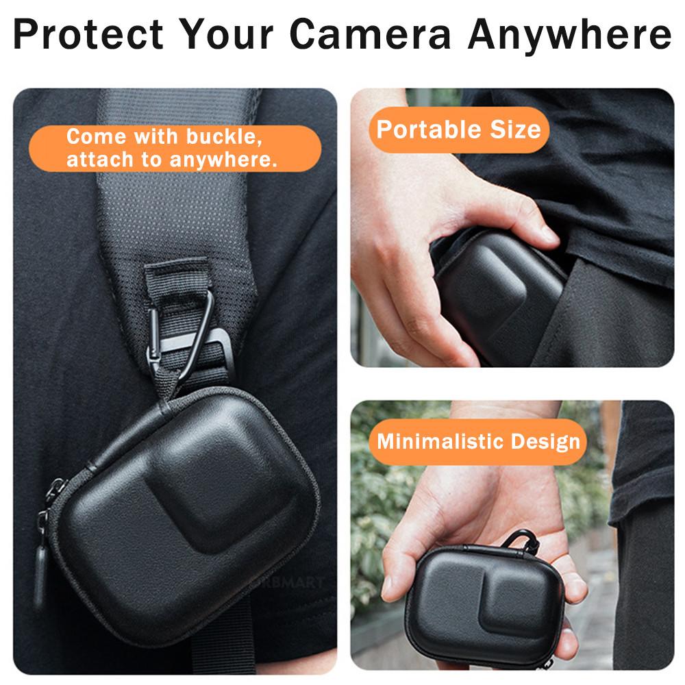 Voor DJI Action 5 Pro Schermbeschermer Gehard Glas Folie Lenskap Dop Tas Hoes voor DJI Action 5 Pro Accessoires