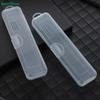 Multipurpose Transparent Plastic Portable Toothbrush Storage Box, Suitable For Travel