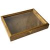 MADE BY... Brown Wooden Showcase MB-S10004 Acrylic Display Case for Jewelry and Accessory Collections