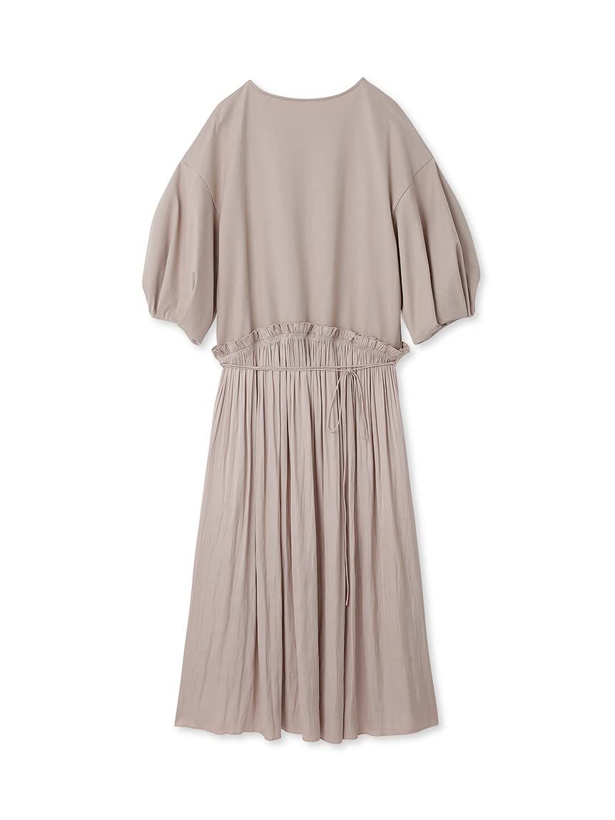 

Gathered docking dress 16WFO231061 BEG 0 [Styling/] Women s