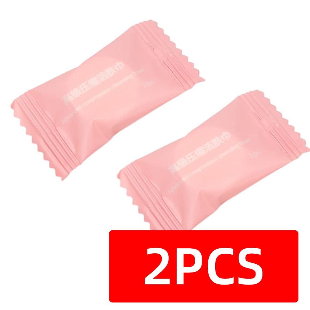 Coin Compression Towels | 2/10/20/50100 Pieces | Disposable Toilet Paper | Compression Towels | Expandable Wet Wipes | Soft And