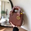 HandbagWomen Marke Luxus Totes Hohe Qualität Mode Klassische Gesteppte Quadratische Griff Tasche Frauen Umhängetaschen Schulter Taschen