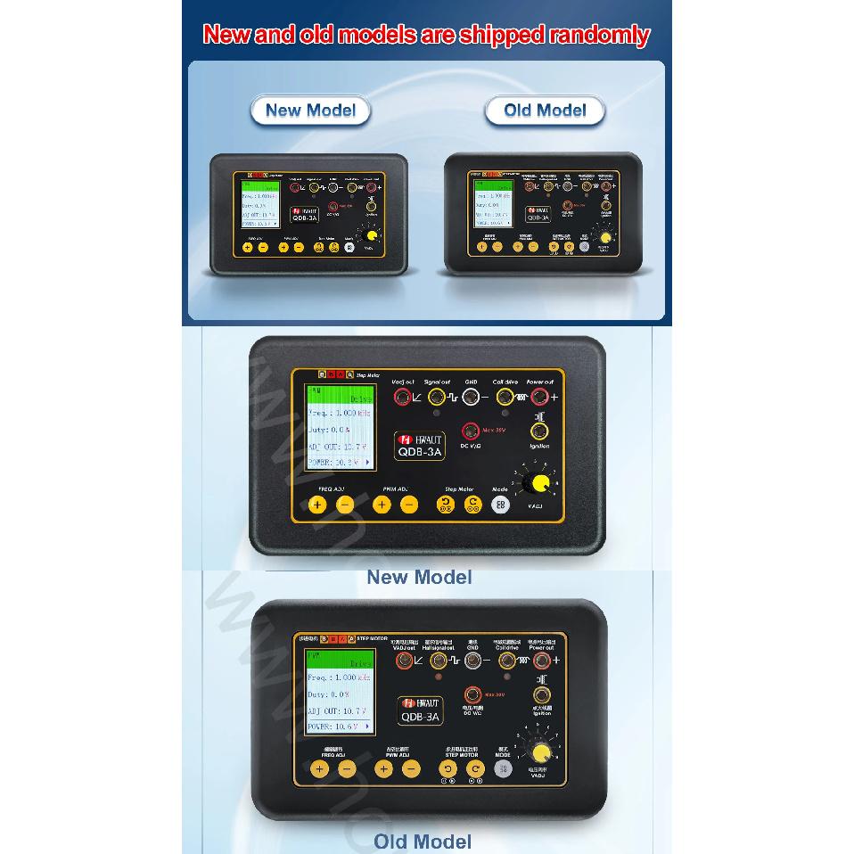 QDB3A Auto Ignition Coil Tester Car IAC Idle Stepper Motor Solenoid Valve Injector Actuator Fault Detector Driver PWM Generator