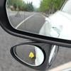 Car Reversing Small Round Mirror Front And Rear Wheel Wide-Angle Mirror Double-Sided Auxiliary Rearview 360 Degree Blind