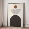 Sun Rainbow Geometry Minimalist Abstract Posters Prints Wall Art Canvas Painting Hotel Bar Wall Pictures For Living Room Decor