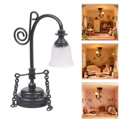 Living Room Ceiling Lamp Figure Model Realistic Chandelier Life Scene Doll House Pretend Game Furnishings