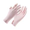 Sunscreen gloves women's UV protection spring and summer non-slip driving ice silk outdoor cycling thin original yarn sunscreen gloves