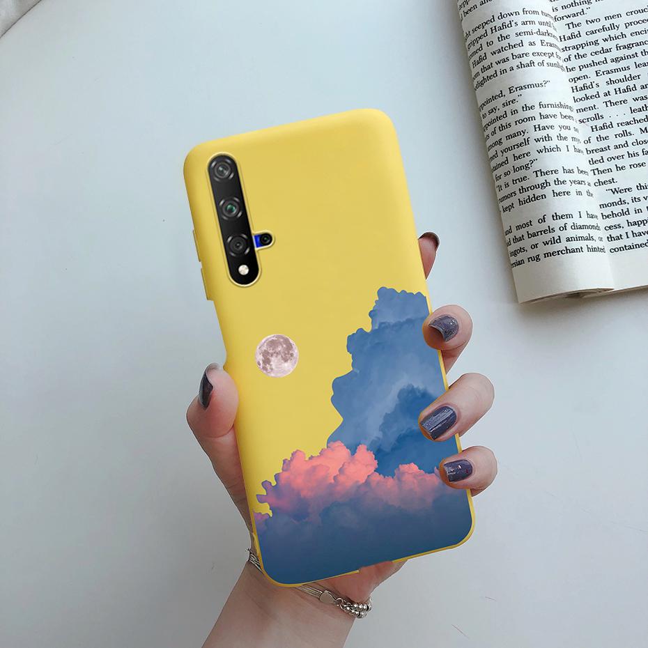 For Honor 20 Case For Honor 20 Pro YAL-AL10 Cover Cute Cat Cartoon Painted Phone Case For Honor20 20Pro YAL-L21 Soft Bumper Capa