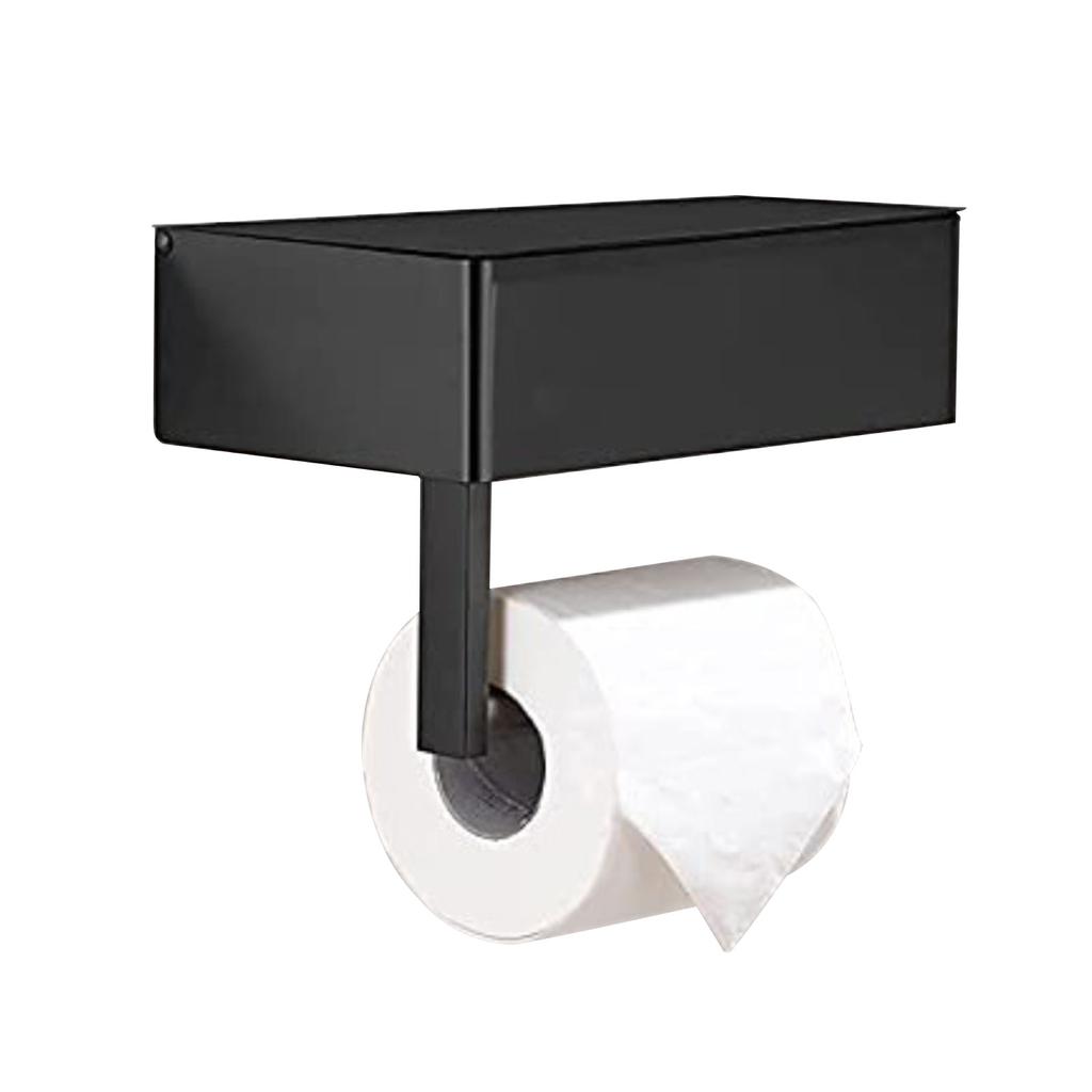 Toilet Paper Holder With Wipes Dispenser Flushable Wet Wipes Dispenser For Bathroom Wipe Storage Shelf Stainless Steel Wall