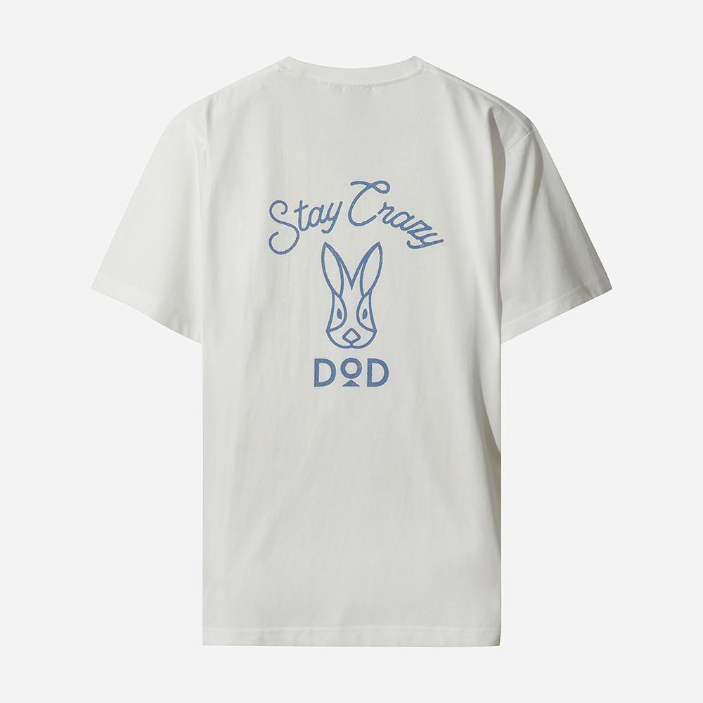 DOD Spice Up Round Graphic Short Sleeve T-Shirt Men'S (Off White 2)