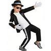 Michael Jackson KidsClothes Cosplay Birthday Party Dance Performance Children's Costume Pop Star Outfits